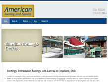 Tablet Screenshot of americanawninginc.com